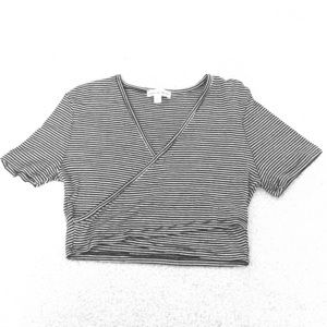 Striped crop top